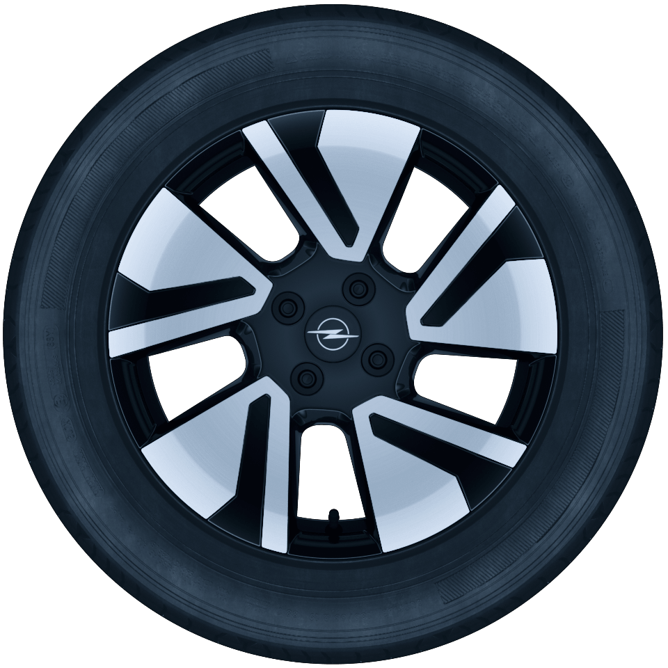 Orangener Opel Frontera in der Seitenansicht