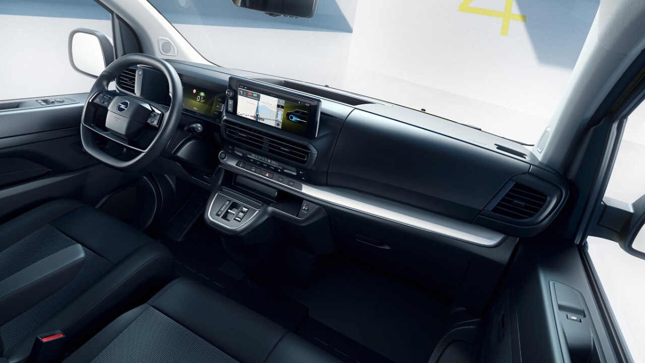 Innenansicht eines Opel Vivaro Electric